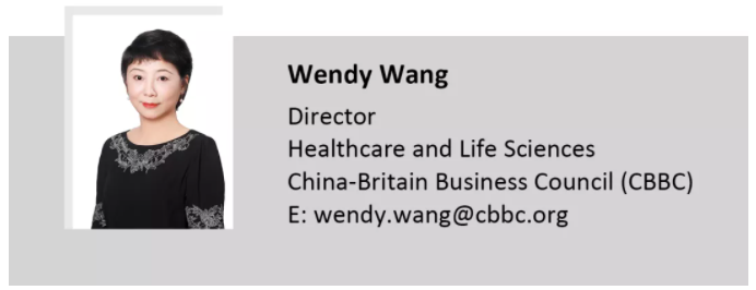 If you would like to learn more about CBBC’s work in the Healthcare & Life Sciences Sector, please contact Wendy Wang: