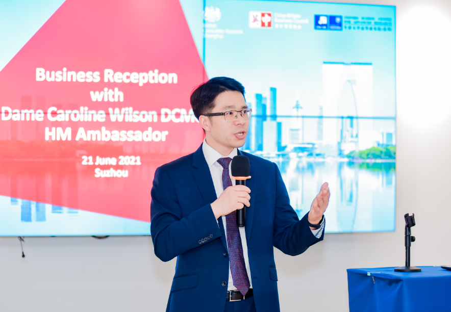 MA Weifeng, Director East China, CBBC welcomed the guests