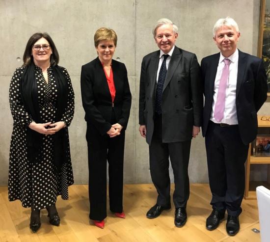 CBBC meets with Nicola Sturgeon in Edinburgh to discuss China-Scotland trade